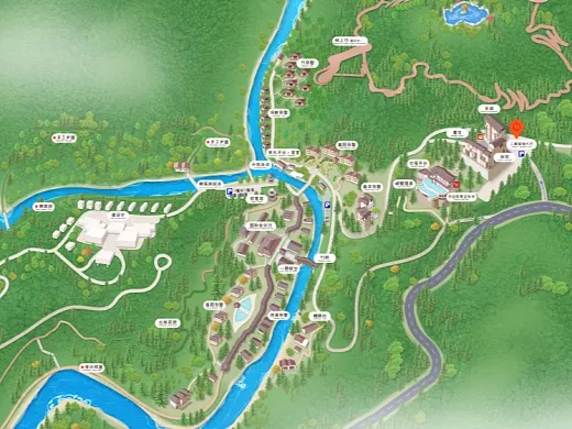 江阴结合景区手绘地图智慧导览和720全景技术，可以让景区更加“动”起来，为游客提供更加身临其境的导览体验。